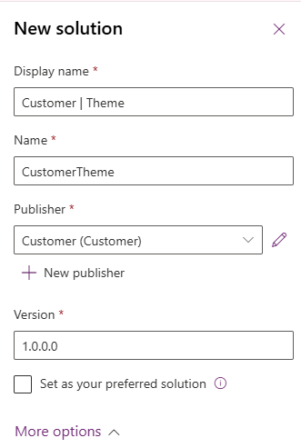 Theme screenshot