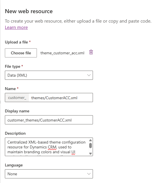 Theme screenshot